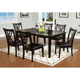 Springhill 7 Pc. Dining Table Set Model Cm3460T-7Pk-Chair By Furniture Of America